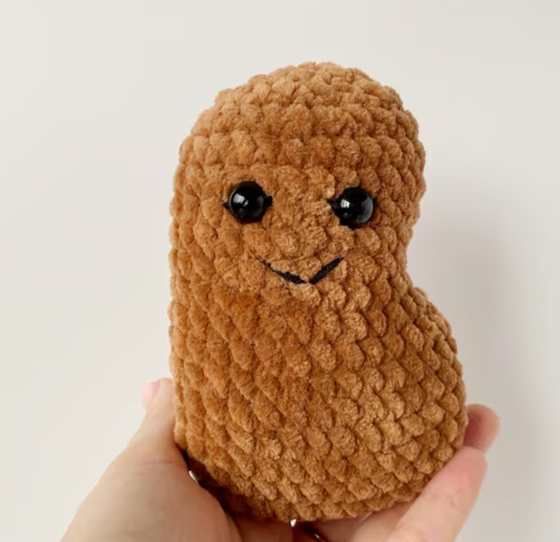 Chicken nugget crochet - crochetpattern