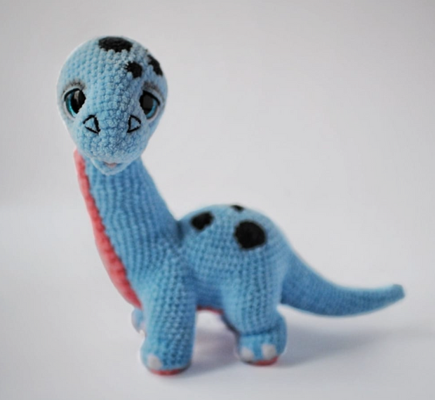 Set 5 in 1, dinosaur crochet pattern, crochet animal, crochet amigurumi, dinosaur toy - crochetpattern