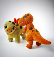 Set 5 in 1, dinosaur crochet pattern, crochet animal, crochet amigurumi, dinosaur toy - crochetpattern