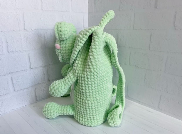 Frog Plush Backpack - crochetpattern