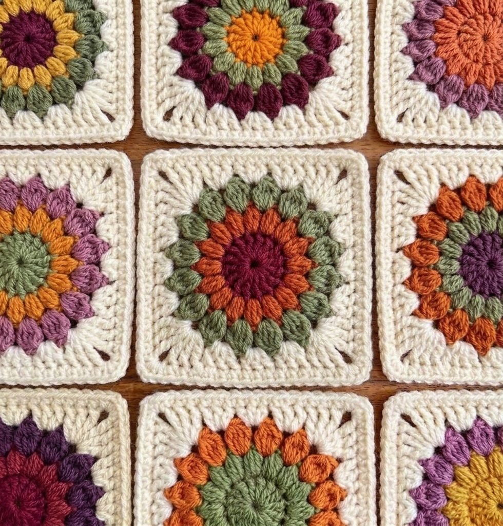  Sunburst Granny Square