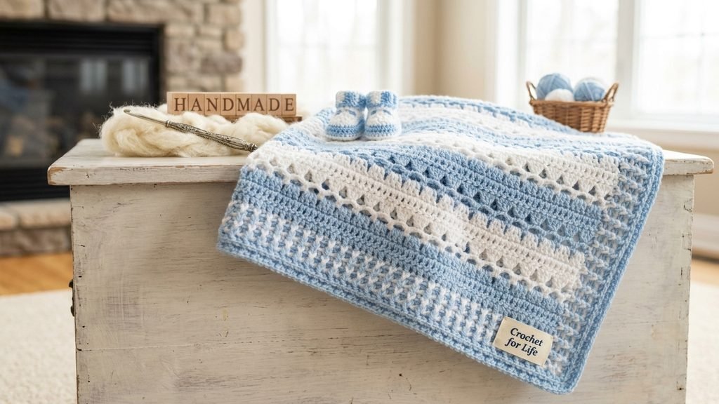 Easy Crochet Baby Blanket Pattern