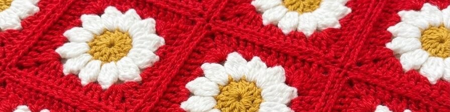 Daisy Granny Square Crochet Pattern: Chunky Blanket