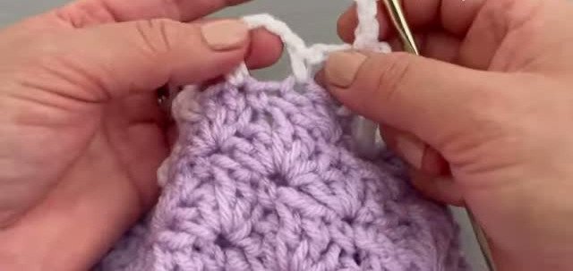 Crochet easy dog sweater dress row6