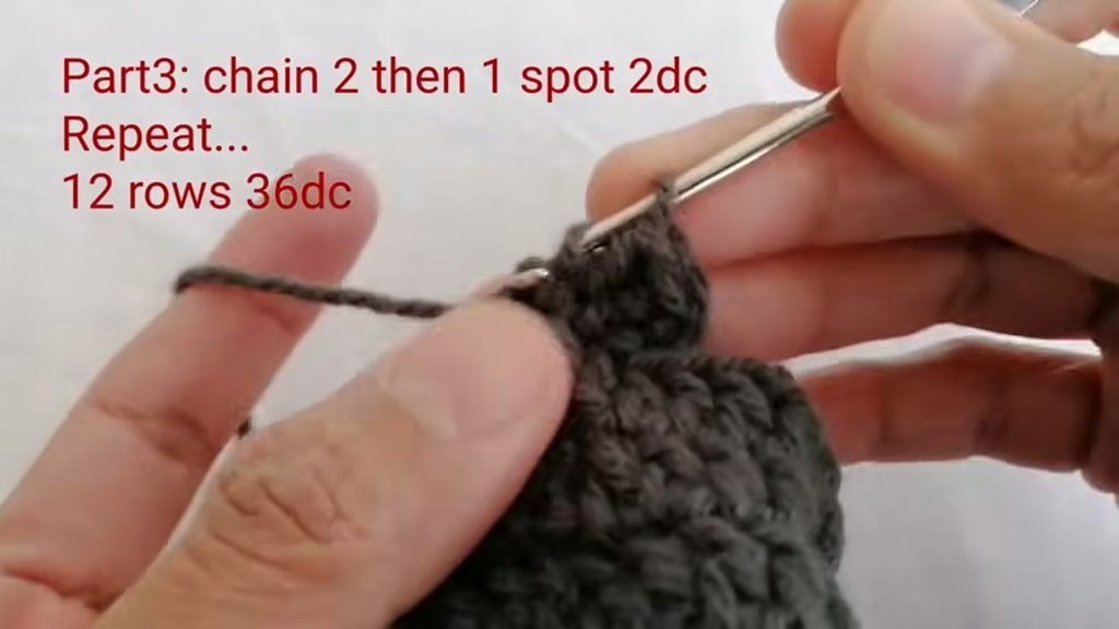 crochet witch hat cone